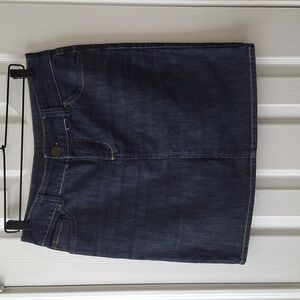 New York & Company Indigo Denim Skirt